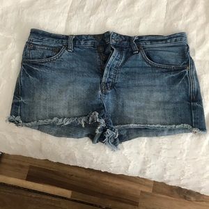 Free people rock denim uptown shorts